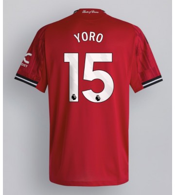 Manchester United Leny Yoro #15 Hjemmebanetrøje 2025-26 Kortærmet